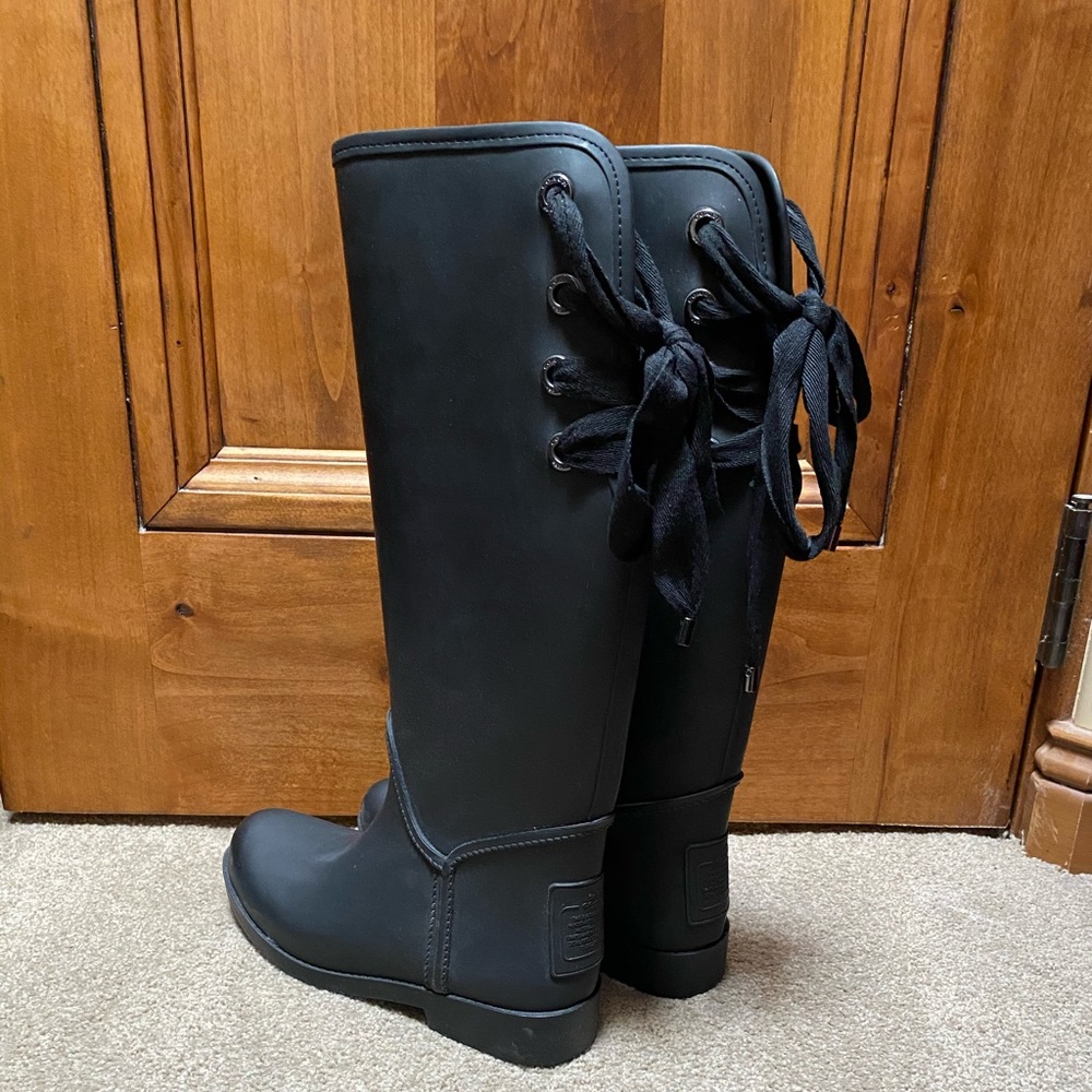 BLACK COACH RAIN-BOOTS